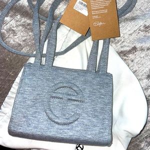 NWT Telfar x Ugg gray mini bag